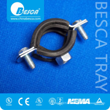 Hot Sale IPC Besca Insulated Pipe Clamps With Rubber